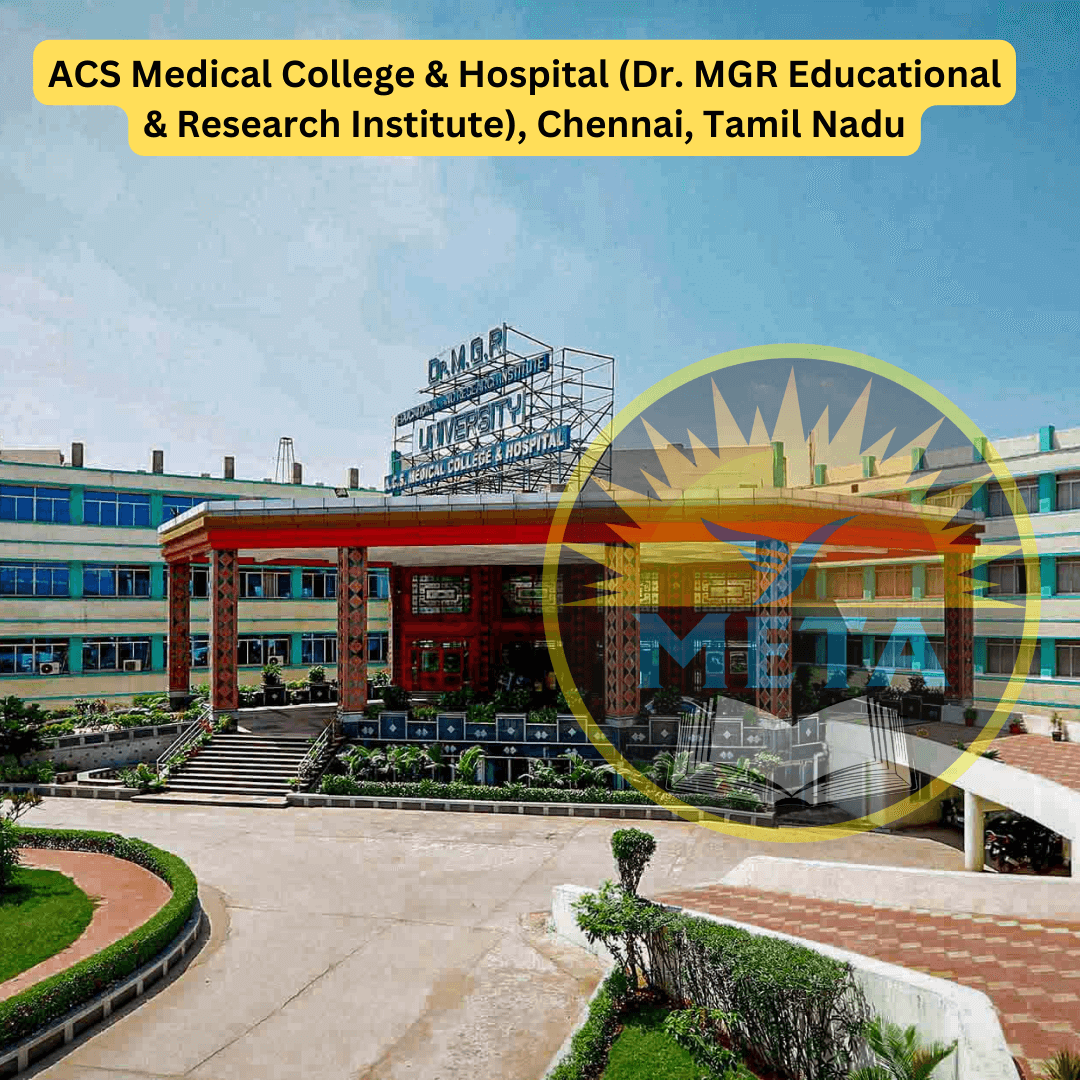 ACS Medical College & Hospital (Dr. MGR Educational & Research Institute), Chennai, Tamil Nadu