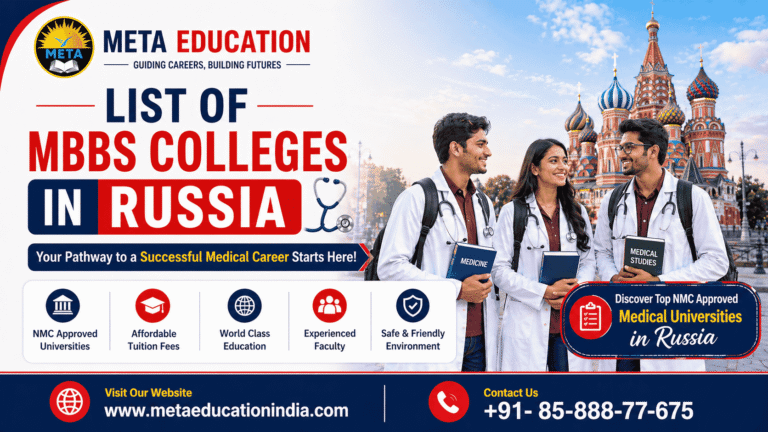 MBBS Admission in Russia 2026 | Top MMBS University, Fees