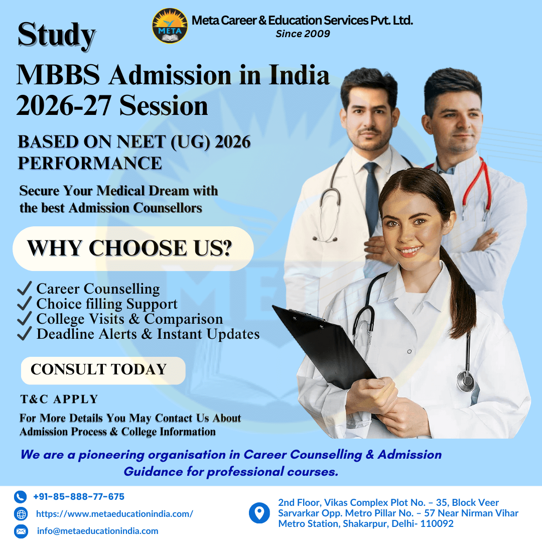 MBBS Admission in India 2026 27 Session 12