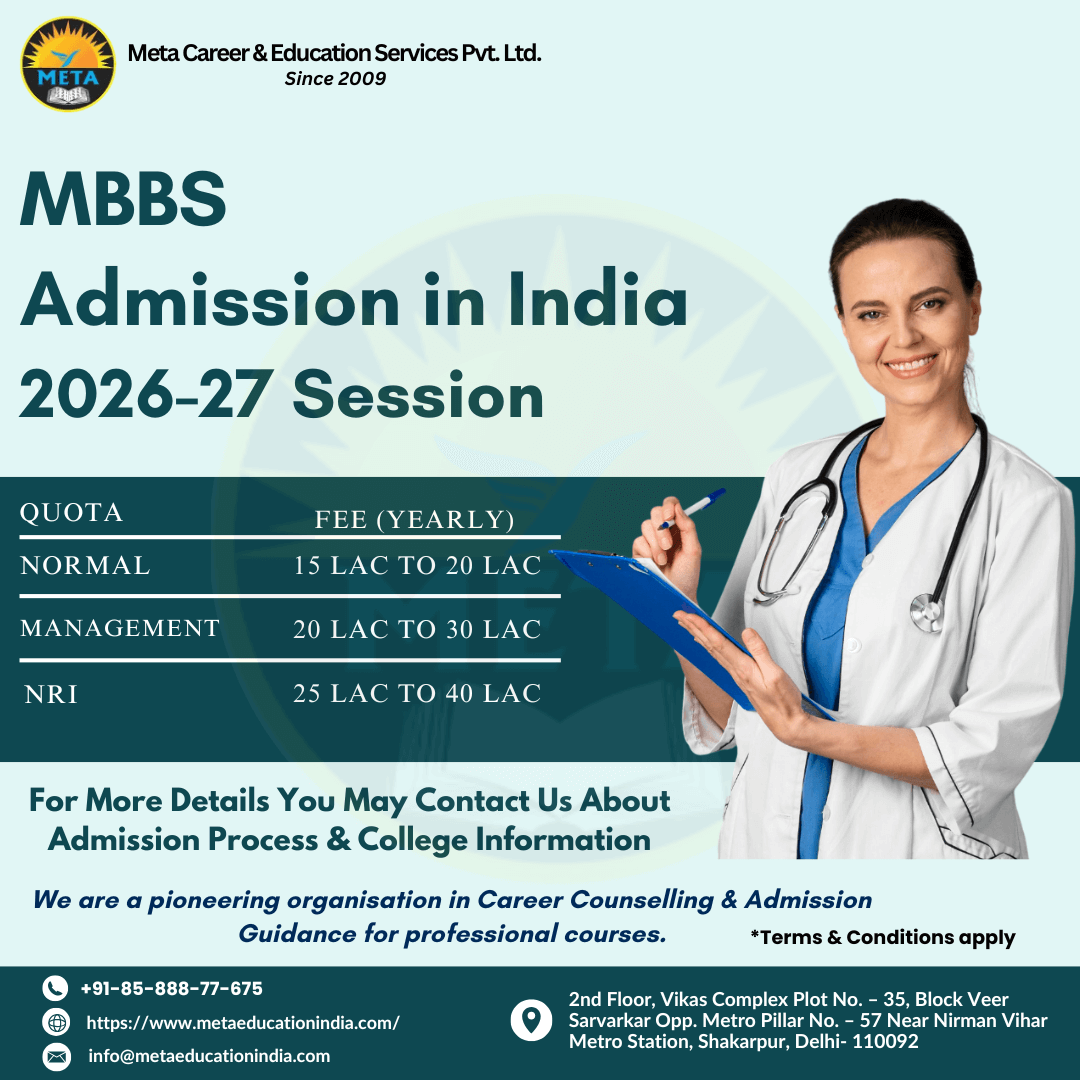 MBBS Admission in India 2026 27 Session